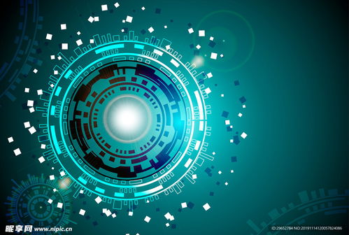 圓狀科技背景設計圖